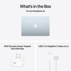 Apple - MacBook Air 15 po - M5 - 10 coeurs - 512 Go SSD - Mémoire unifiée 16 Go - Bleu ciel-9