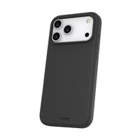 TUFF8 - Étui GlideAir Mag Noir iPhone 17 Pro Max-Extérieur doux au toucher : finition soyeuse, agréable à tenir et offrant une bonne prise