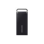 Samsung - T5 EVO USB 3.2 SSD portable de 2 To - Noir-Optimisé pour les transferts de fichiers volumineux avec Intelligent TurboWrite amélioré et des vitesses allant jusqu'à 460 Mo/s (lecture/écriture)