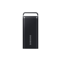 Samsung - T5 EVO USB 3.2 SSD portable de 2 To - Noir-Optimisé pour les transferts de fichiers volumineux avec Intelligent TurboWrite amélioré et des vitesses allant jusqu'à 460 Mo/s (lecture/écriture)