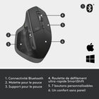 Logitech - MX Master 2S souris sans fil édition Bluetooth - Graphite-10