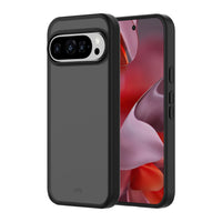 AXS - PROShield Étui testé contre les chutes pour Google Pixel 9 / Pixel 9 Pro - Fumé-Coin renforçis absorbent les chocs en créant un coussin d’air entre l’appareil et les surface