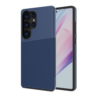 AXS - PROTech Plus étui mince anti-choc avec double couches pour Samsung Galaxy S25 Ultra - Bleu Astral-Résistant aux chutes jusqu’a 10 pieds