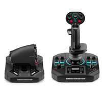 Thrustmaster - Sol-R 4 HOTAS - Joystick et Manette des Gaz pour PC-Ensemble HOTAS : 1 joystick avec manche amovible et 1 manette des gaz pour un total de 58 boutons d action Windows 11/10