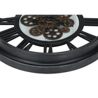 Monarch Specialties - Horloge - 20 po Rond - Mécanisme D'Engrenage - Horloge Murale - Noir - Transitionnel-Cette horloge analogique ne nécessite aucun assemblage. Il suffit d'insérer 3 piles AA (non incluses) pour obtenir un accent décoratif exceptionnel