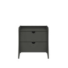 Manhattan Comfort - Table de nuit Coney 19,68" style mid-century moderne - Gris-Table de chevet Mid-Century Modern pour chambre