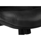 Monarch Specialties - 7276 Chaise De Bureau Multi-Position- Noir Simili-Cuir/-Hauteur du siège: 18,50 po à 22,25 po H; dimensions du siège: 21 po L x 20 po P; capacité de poids: 300 lb