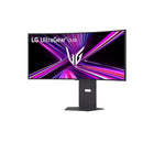 LG - Moniteur de jeu incurvé UltraGear OLED WQHD 240 Hz 800R 34" 21:9-Jouez à la vitesse de l’OLED avec un temps de réponse GtG ultra-rapide de 240 Hz et presque instantané de 0,03 ms. La vitesse plus rapide vous permet de répondre rapidement aux adversaires et de profiter de scènes plus fluides avec moins de décalage ou d’images fantômes