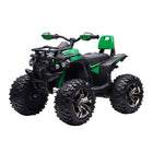 Aosom - VTT enfant 12 V à batterie avec phares - Vert-Les phares fonctionnels offrent une expérience de conduite authentique à vos enfants 