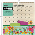 WSBL - 2026 Paix de la Vie Note Nook  Calendrier mural Mensuel - 30,5 cm l x 30,5 cm H - Anglais-5