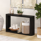 Hudson&Canal - Console Kellan 52" L - Grain noir-Nettoyer avec un chiffon doux et sec, sans produits chimiques agressifs ni produits de nettoyage abrasifs