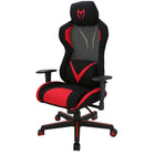 Chaise de bureau rembourrée à dossier haut de gamme TygerClaw-Réglage flexible de la hauteur du siège et du contrôle de la tension d'inclinaison
