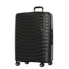 Air Canada - Jasper Valise Rigide Pivotante de 28 po - Noir-Construit en matériau Polypropylène durable et léger