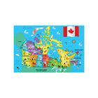 Masterpieces Puzzle Company - Carte de Canada casse-tête de sol de 36 pièces-1+ Joueurs