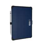 UAG - Etui Metropolis Folio pour iPad (2018, 2017)/iPad Air 2/Air de 9,7 po - noir/bleu-Fabriqué avec des matériaux ultralégers