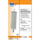 Northern Stars – Ampoule DEL 15W  JP118, blanc chaleureux, paquet de 2-Transparent