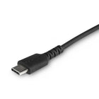 StarTech - câble USB-C noir durable de 3 pieds (1 m) vers Lightning-CÂBLE FLEXIBLE : La gaine TPE absorbe les contraintes des courbes fréquentes sans endommager le noyau du câble. Un fil et un connecteur durables protègent ce câble de charge et de synchronisation contre l’usure causée par une utilisation fréquente en voiture
