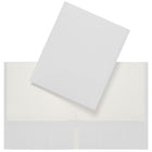 Staples - Portefeuille à 2 pochettes - Lot de 25 - Blanc-Peut contenir jusqu'à 100 feuilles de papier format lettre (50 par pochette)