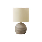 Monarch Specialties - Luminaire - 15 po H Lampe De Table - Résine Beige - Abat-Jour Beige - Contemporain-Apportez une touche tendance à votre table de nuit, à votre table de bout ou à votre table d'appoint avec cette lampe de table de 15 pouces de haut, fabriquée en résine beige de haute qualité et dotée d'une base à la finition texturée chic