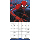 DateWorks - Calendrier Mural 16 Mois Spiderman de 2025 - 12 po x 12 po - Bilingue-13 images de haute qualité imprimées sur du papier Premium.
