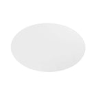 Modway - Lippa Ovale de 42 po Bois Table basse - Blanc-Assemblée requise