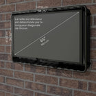 Storm Shell - Housse de protection rigide pour téléviseur d'extérieur avec support mural - 56" H x 65" L-5