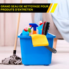 Gritt Commercial - Seau pour nettoyage de vitres et usage général - 11,4 Litres - Paquet de 12-Format compact pour un rangement facile