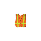 Zenith Safety - Veste De Sécurité, Orange Haute Visibilité, 2T-Grand, Polyester, paquet de 12-Couleur Orange haute visibilité