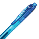 Pentel - EnerGel-X Rétractable Stylo à Encre Gel - (0,5mm) Pointe Aiguille - Encre Bleu Ciel-La couleur du corps corresponde à celle de l'encre.