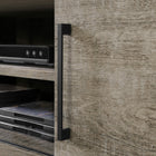 South Shore - Munich - Console média murale - Chêne vieilli - 75 po-Style: Farmhouse