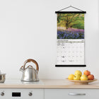 DateWorks - Calendrier Mural 16 Mois Le Bouquet de la Nature 2025 - 12 po x 12 po - Bilingue-12 po x 12 po