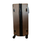 TRAVLR - Valise d'enregistrement légère à coque rigide, 24 po - Brun-Poignée de transport supérieure et latérale renforcée sur tous les modèles