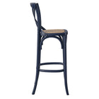 Modway - Gear Tabouret de bar - Bleu Minuit-Capacité de poids : 330 lb.