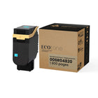Ecotone Xerox 006R04820 Cartouche de toner remanufacturée - Rendement standard - Cyan-Le rendement standard est idéal pour les besoins d'impression quotidiens
