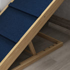 PawHut - Rampe pour chien réglable pour lit, canapé - avec surface antidérapante-Aucun assemblage requis