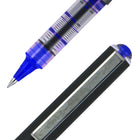 uni-ball – Stylos à bille roulante Vision – 0,5 mm – bleu – paquet de 12-L’encre liquide pigmentée à séchage rapide est résistante à l’eau et à la décoloration