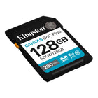 Kingston - 128 Go Canvas Go! Plus Carte mémoire SD-Idéale pour la photographie en mode rafale et la vidéo 4K UHD sur un DSLR