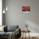 Florida Panthers 16x20 sur toile 2024 Stanley Cup - Toile encadree - 20" x 16"-Parfait pour toute pièce de votre maison ou bureau