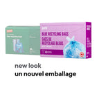 Perk  - Sacs de recyclage - 77 l - bleus - Paquet de 40-Dimensions : [indiquer les dimensions] - ces sacs sont suffisamment grands pour contenir une grande variété d'articles et faciliter le recyclage.