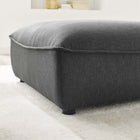 Modway - Comprise Sofa-sectional ottoman - Charbon de bois-Détails du tuyage français