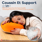 ShoppingAll - Pouf pour ordinateur portable, support de livre, coussin, oreiller - Orange-Polyvalence Maximale: Avec sa large surface d’appui, ce support est idéal pour la lecture, l’écriture, l’étude ou le travail, en faisant un compagnon polyvalent pour la maison, le bureau ou les voyages.