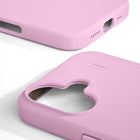 Ideal of Sweden - Étui Silicone MagSafe Bubble Gum Rose pour iPhone 16-Surface agréable au toucher et facile à saisir