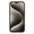 Blu Element - Coque Silicone avec MagSafe pour iPhone 16 Plus - Vert olive-Élégant et mince