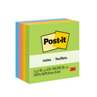 Post-it - Feuillets - collection Paradis floral - 3 po x 3 po - 100 feuillets/bloc - 500 feuilles - paquet de 5-Les Feuillets Post-it adhèrent fermement et se retirent proprement
