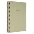 Gry Mattr - Cahier de notes à spirale - 6 po x 8 po - Ligné - 80 feuilles - sauge-Dimensions: 15,24 cm la x 20,32 cm H (6 po x 8 po).