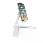 Kanto - Support universel pour smartphone et tablette - Bras simple - Blanc-Comprend 2 équerres pour une installation murale ou sous une étagère