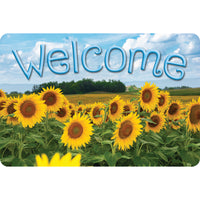 Ashley Productions - The Original Fun Mat - Tapis de Bienvenue - 15 -5" x 23 -5" - Bienvenue Tournesols-Mesure et design : Le tapis de bienvenue Tournesols mesure 15,5 po x 23,5 po.