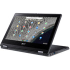Acer - Ordinateur portable à écran tactile de 11,6 po R753T-C0BW avec 3 mois d'abonnement à Google AI Pro - Intel Celeron N4500 - 64 Go Emmc SSD - 8 Go RAM - Intel UHD Graphics - Chrome OS - Noir-Connectivité complète - Laissez les expériences maladroites de vidéoconférence et d’apprentissage à distance dans le passé. Grâce à la technologie Wi-Fi 6 (802.11ax) avancée d’Intel, vous pouvez maintenant profiter d’une expérience sans fil plus fluide avec des vitesses jusqu’à 3 fois plus rapides que le Wi-Fi 5 (8