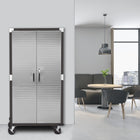Seville Classics - Armoire de rangement roulante UltraHD - 36 po L x 18 po l x 72 po H - Graphite-Garantie limitée d'un an du fabricant