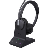 Yealink - Casque sans fil double WH64 - UC-Le WH64 est un casque sans fil pour la communication professionnelle. Il intègre les modes DECT et Bluetooth, offrant efficacité et flexibilité.